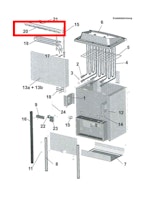 Karibu Ersatzverdampferrost Verdampferrost für 9 kW-Öfen Bio-Kombi - 086.89.505.67 