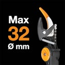 Vorschaubild Fiskars Teleskopschneidgiraffe UPX86 L.240-400 1023624