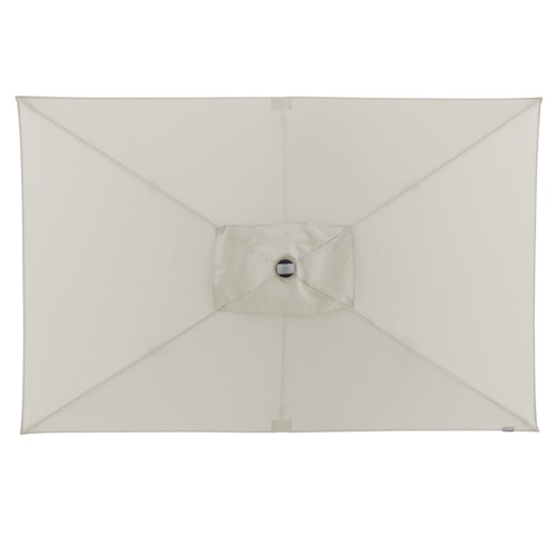 doppler Mittelmastschirm EXPERT 220 x 140 Auto-Tilt, Aluminium Silber / 100 % Polyester 180 g/m²