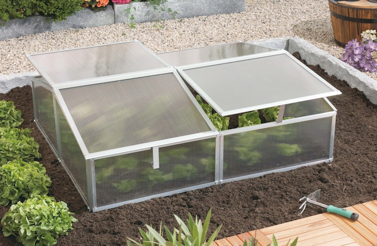 Vitavia Frühbeet Gaia 2X inkl. 4 Dachfenstern