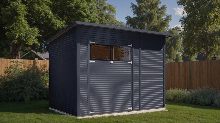 Bertilo Gerätehaus Pent Modern 4 - 18 mm