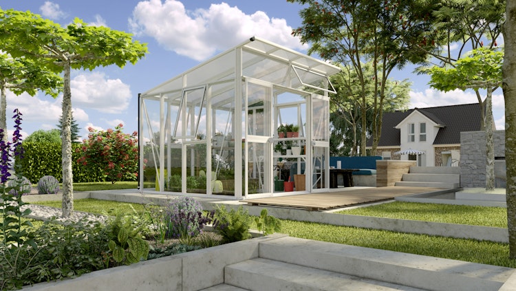 Vitavia Gewächshaus Aura 7800 inkl. 4 Fenstern - 7,8 m²