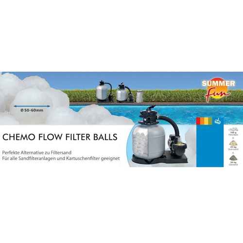 Summer Fun Filterbälle für Filteranlagen 700g