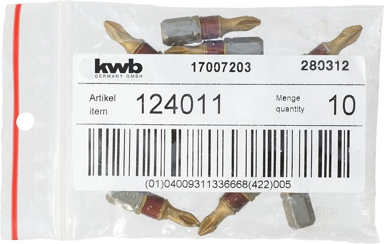 kwb Bit 25mm PH 1 Titan LS 124011