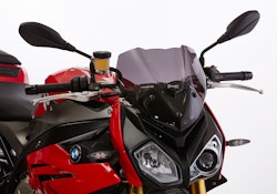 ERMAX Naked-Bike-Scheibe Acrylic durchsichtig Schwarz getönt für BMW S 1000 R