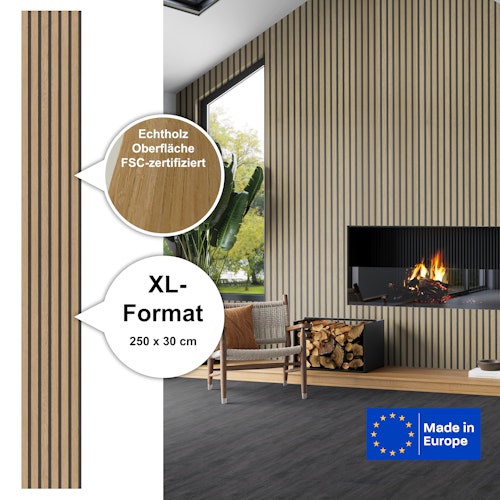 ACOUS Akustikplatten  Comfort Light AC01HS Eiche hellbraun