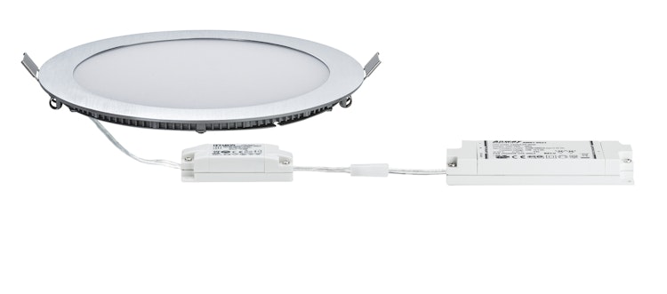 Paulmann SmartHome LED Einbaupanel rund 13,5W Eisen mit Weißlichtsteuerung