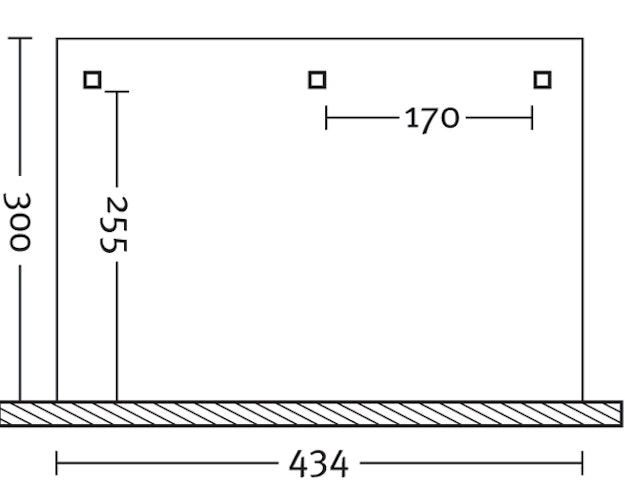 Skan Holz Terrassenüberdachung Andria mit Mittelpfosten Breite 434 cm
