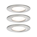 Vorschaubild Paulmann Einbauleuchte Nova 3er Set LED 3x6,5W eisen rund