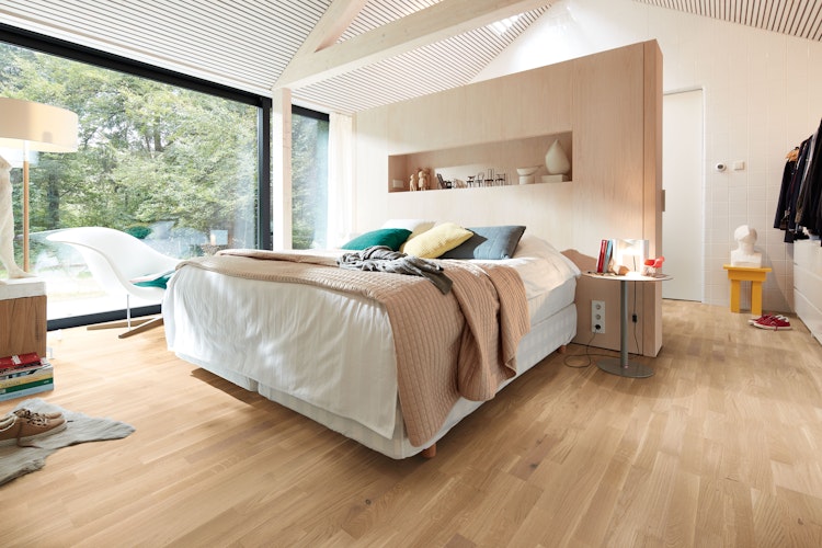 HANDMUSTER MEISTER Parkettboden MeisterParkett. longlife PC 200 9037 Eiche lebhaft creme gebürstet ultramattlackiert