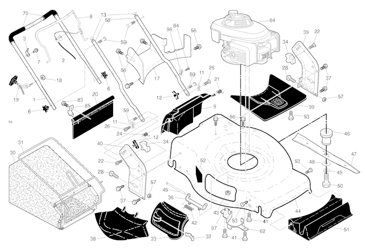 Husqvarna Rasenmäher gelegentliche Nutzung 96145000800 HU775L
