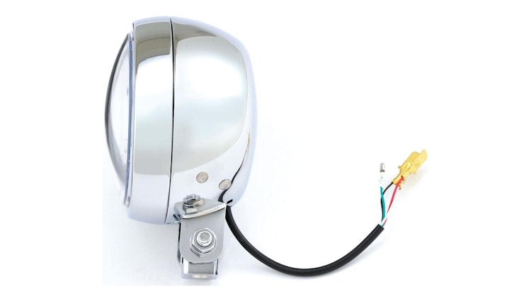 Daytona Hauptscheinwerfer LED Chrom mit unterer Halterung