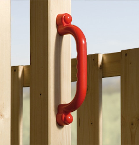 Weka Tabaluga Drachenturm mit Satteldach und Wasserwellenrutsche