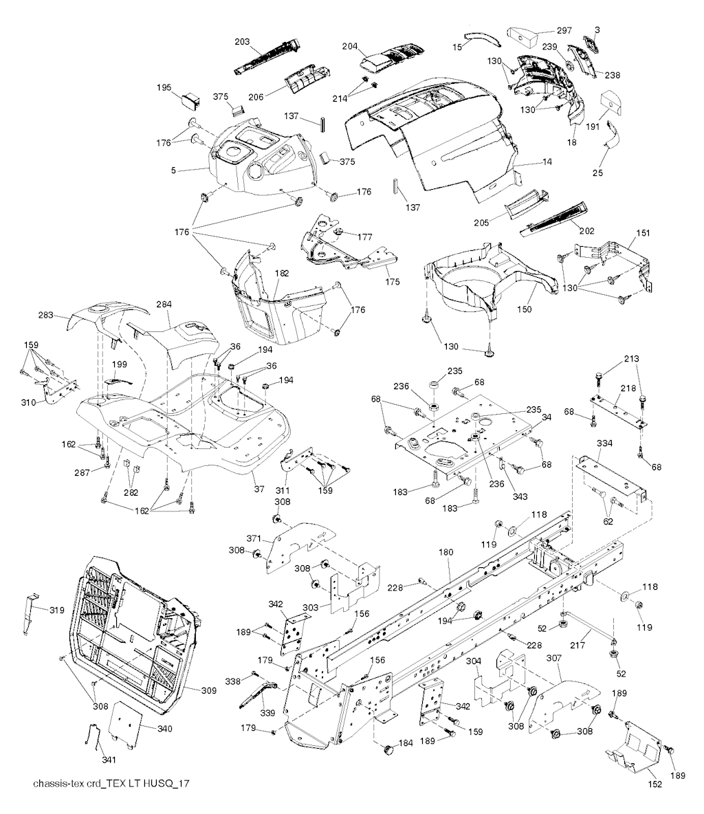 Explosionszeichnung Ersatzteile