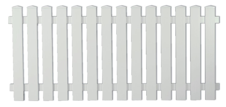 T&J LIGHTLINE Kunststoff Vorgartenzaun