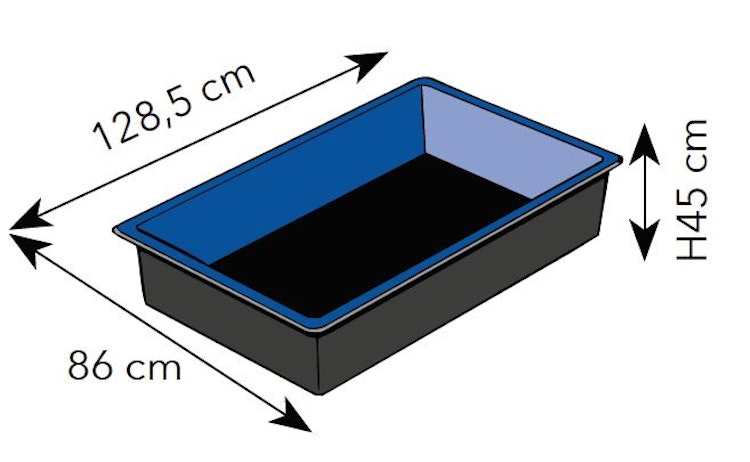 Ubbink Teichbecken Victoria Quadro 6 - 475 l
