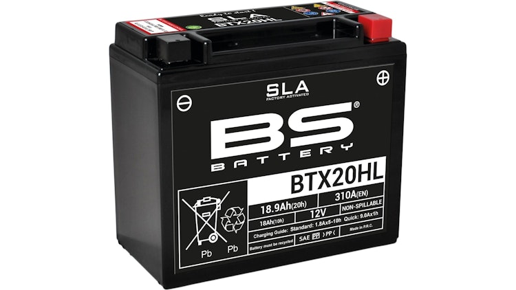 BS-Battery Batterie BS-Battery, SLA, versiegelt, Batterie "YTX20HL-BS"