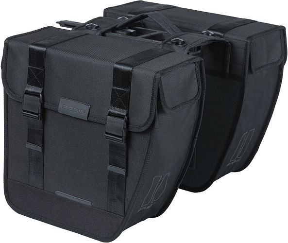 Basil Tour Doppeltasche schwarz 28 l MIK 2.0