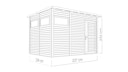 Vorschaubild Bertilo Gartenhaus Pentus 3 - 19 mm