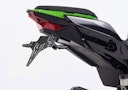 Vorschaubild PROTECH V-SHAPE Kennzeichenhalter Alu & Stahl Schwarz für KAWASAKI ZX-4R / SE / RR