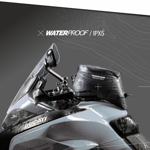 SHAD WATERPROOF TANK BAG CLICK SYSTEM [X0TR10CL]