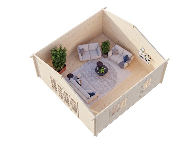 Palmako Gartenhaus Irene 27,7 m² - 70 mm