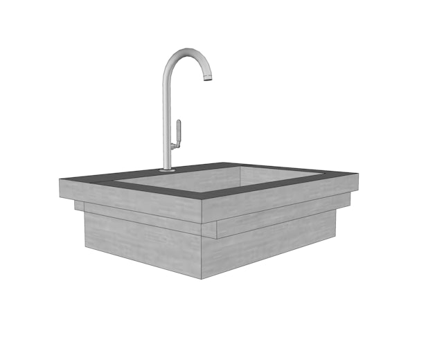 WWOO Edelstahl Waschbecken