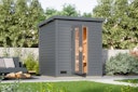 Vorschaubild Karibu Gartensauna Saunahaus Hyun Aktionsangebot inkl. gratis Sauna-Zubehörset im Wert von 234,94 €