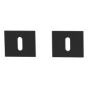 Vorschaubild Griffwerk FRAME | DESIGN MANUFAKTUR ROSETTE -Graphitschwarz Rosettenpaar eckig -Prontofix -BB