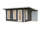 Vorschaubild Palmako Premium Gartenhaus Grace 12,4 m² inkl. 4,1 m² Anbau - 56 mm