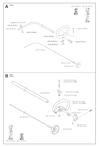 Husqvarna Rasentrimmer 20020500001 326L