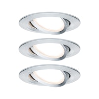 Paulmann Einbauleuchte Prem. Coin Set Slim LED alu rund (3 St.)