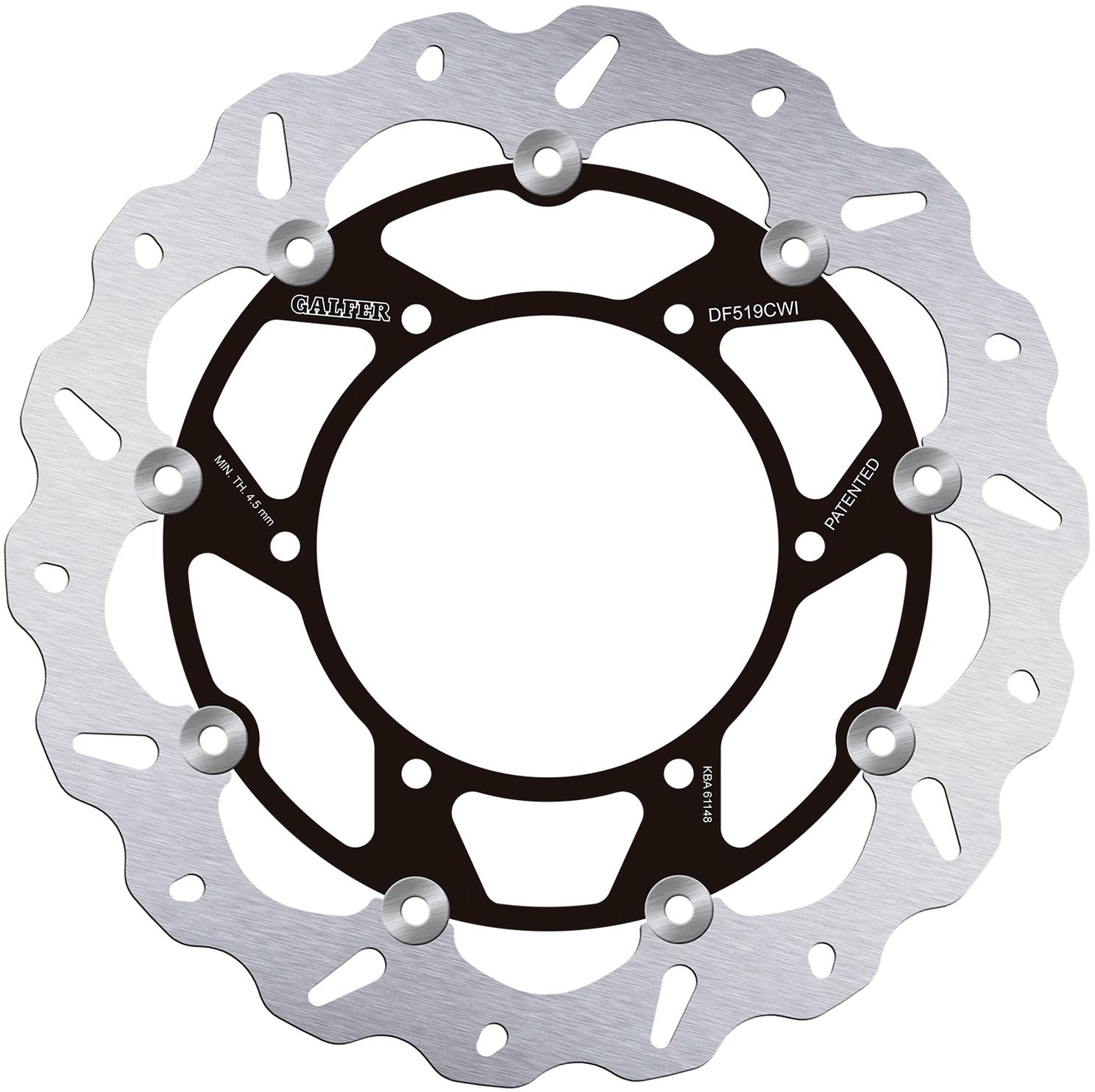 Galfer Bremsscheibe DF519 - Typ CWI (schwimmend links)