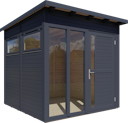 Vorschaubild Bertilo Gartenhaus Pentus 2 Office - 19 mm