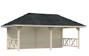 Vorschaubild Palmako Pavillon Bianca 16,6 m² Set 2