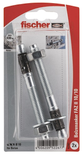 FISCHER Ankerbolzen FAZ II10/10 K (2 Stück)