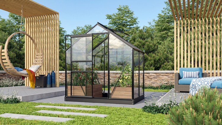 Vitavia Gewächshaus Venus 2500 inkl. 1 Dachfenster - 2,5 m²