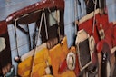 Vorschaubild 3D Metallbild Oldtimer 140 x 70 cm, Holz / Stahlblech