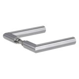 GRIFFWERK Griffpaar für Schlosskasten LUCIA Klippgarnitur- Edelstahl mattZubehörbild