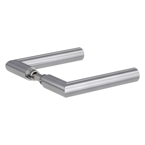 GRIFFWERK Griffpaar für Schlosskasten LUCIA Klippgarnitur- Edelstahl matt
