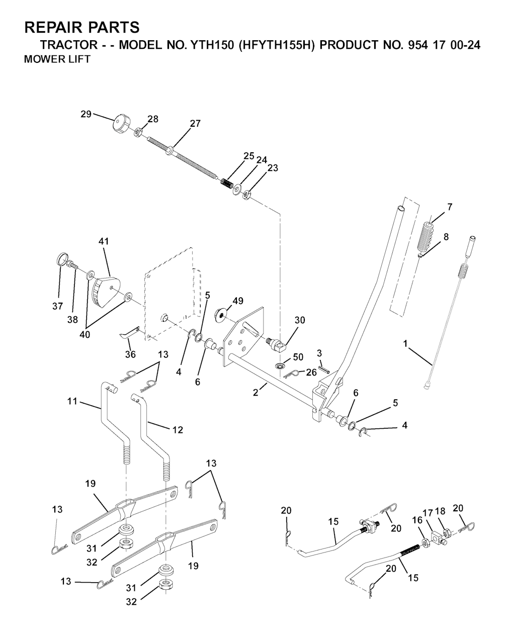 Explosionszeichnung Ersatzteile