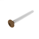 Vorschaubild NewTechWood Edelstahlschraube 4,2 x 38 mm Kopf farbig  inkl. Bit (50 Stk.)