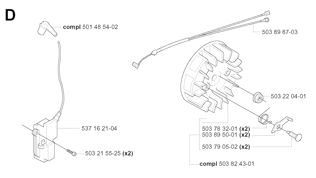 Explosionszeichnung Ersatzteile
