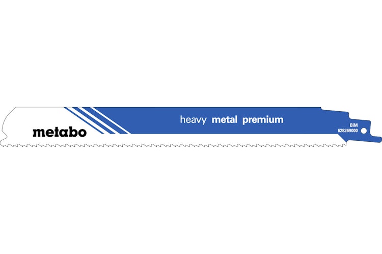 Metabo 2 Säbelsägeblätter "heavy metal premium" 225 x 1,1 mm2,5+3,2 mm/ 8+10 TPI