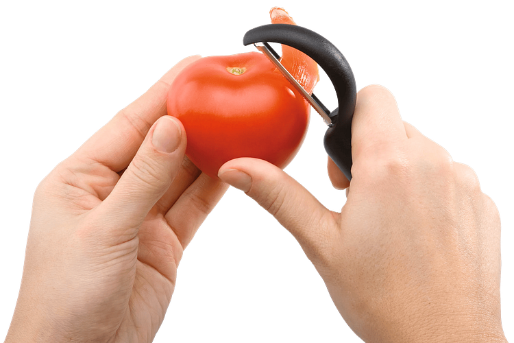Silit Pelaro Tomaten- und Gemüseschäler, schwarz