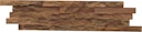Vorschaubild INDO rustikale Holzwandverkleidung Teak Diamondwood DW1949N Natur