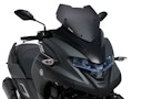 Vorschaubild ERMAX Scooterscheibe Sport Acrylic durchsichtig Schwarz getönt für YAMAHA Tricity 300