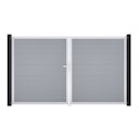 Vorschaubild GroJa BasicLine Schmal Doppeltor Rahmen Aluminium EV1 3000 x 1800 mm