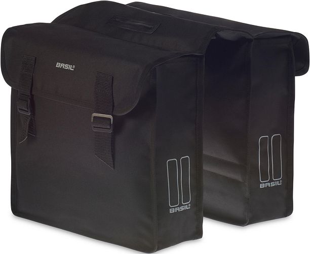 Basil Doppeltasche Mara schwarz