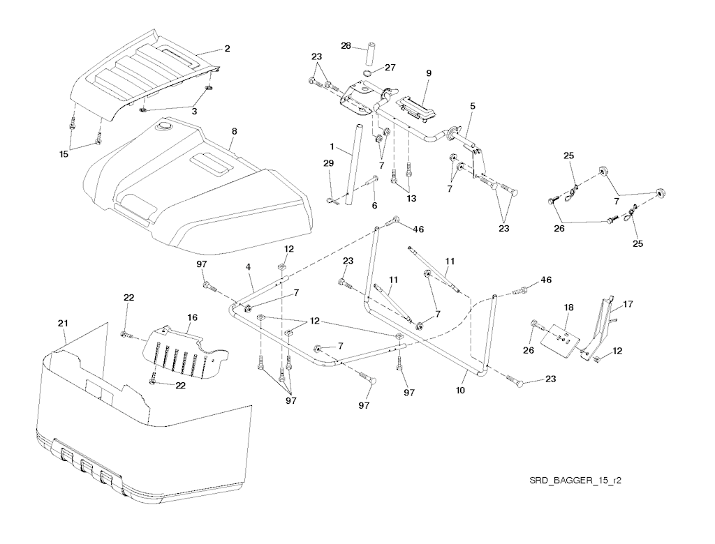 Explosionszeichnung Ersatzteile